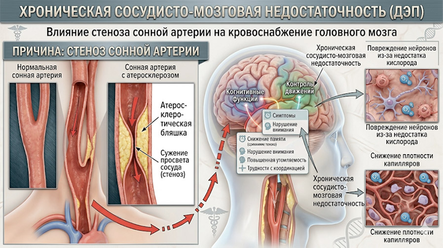 Причины инсульта